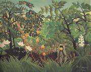 Henri Rousseau Exotic Landscape Sweden oil painting artist